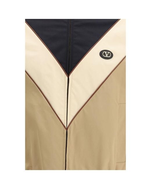 Valentino Garavani Green Multicolor Polyester Shell Jacket for men