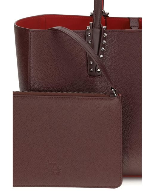 Christian Louboutin Purple Cabata Tote Bag