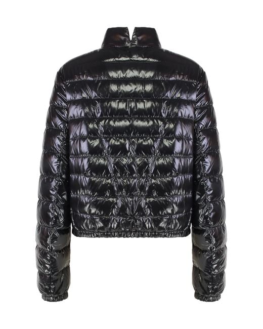 Moncler Black Down Jacket Knut Polyamide Nylon Puffer