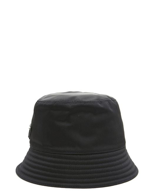 Prada Black Nylon Bucket Hat