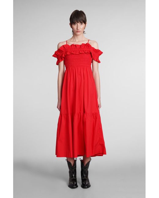 Ganni Red Dress