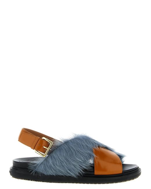 Marni Blue 'Fussbett' Sandals