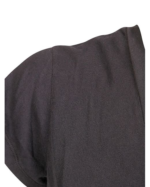 James Perse Black High Gauge Jersey Deep V Tee