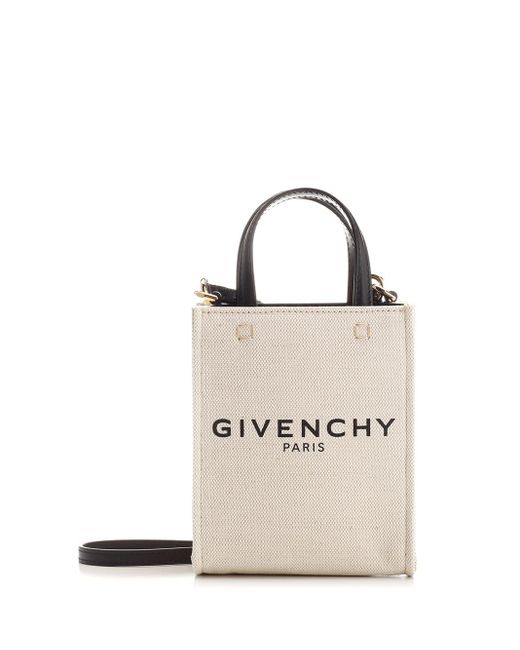 Givenchy White G Tote Mini Bag