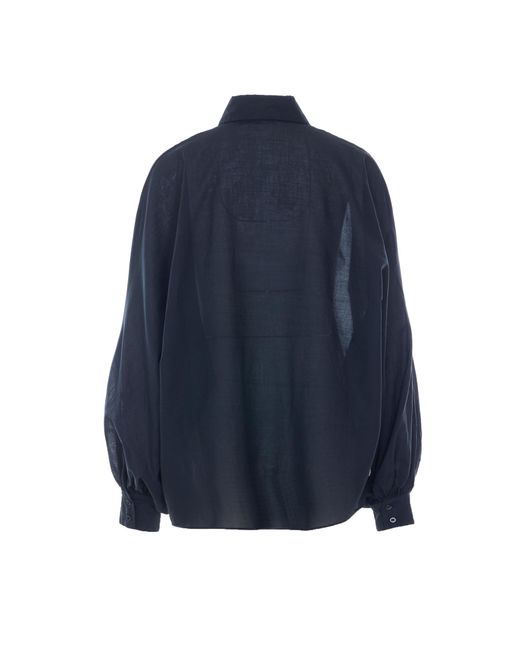 SOSUE Blue Shirts Cotton