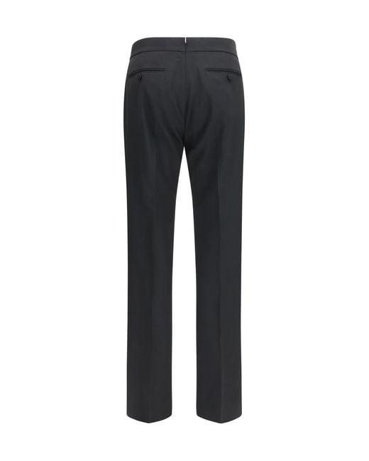 Tom Ford Black Tailored Trousers Wool for men
