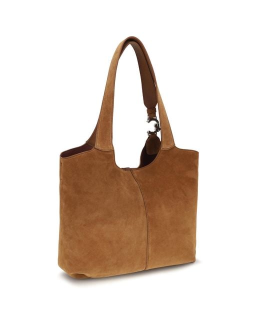 Coccinelle Brown C-Easy Large Shoulder Bag Calf Leather Bos Taurus