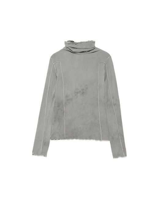 Baserange Gray Sweater Omato Ribbed Cotton Organic T-Shirts & Jerseys