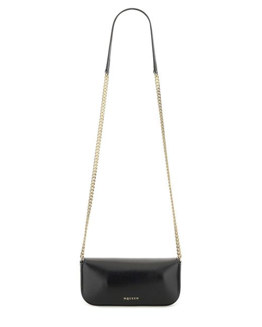 Alexander McQueen White "Skull Flower" Bag Small