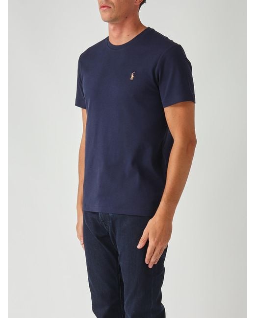 Polo Ralph Lauren Blue Custom Slim-Fit for men