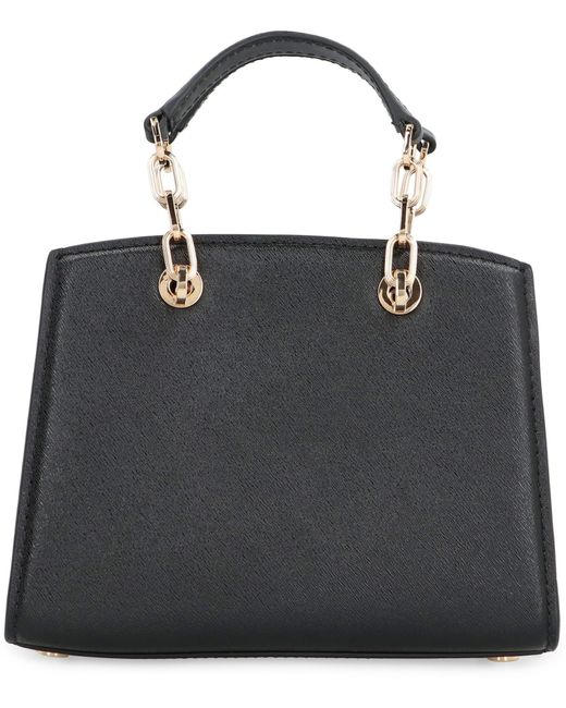 MICHAEL Michael Kors Black Cynthia Leather Mini Bag