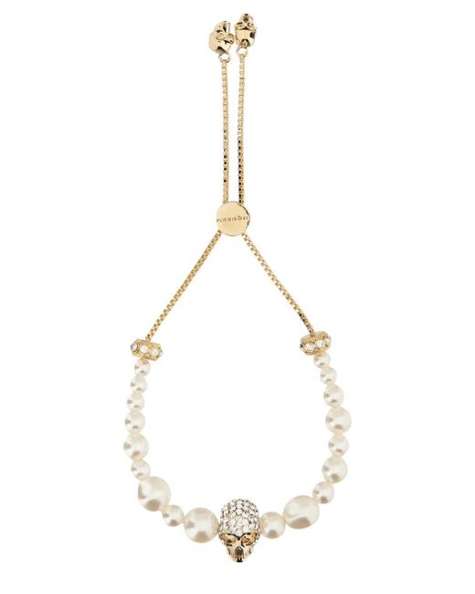 Alexander McQueen Natural "Skull" Bracelet