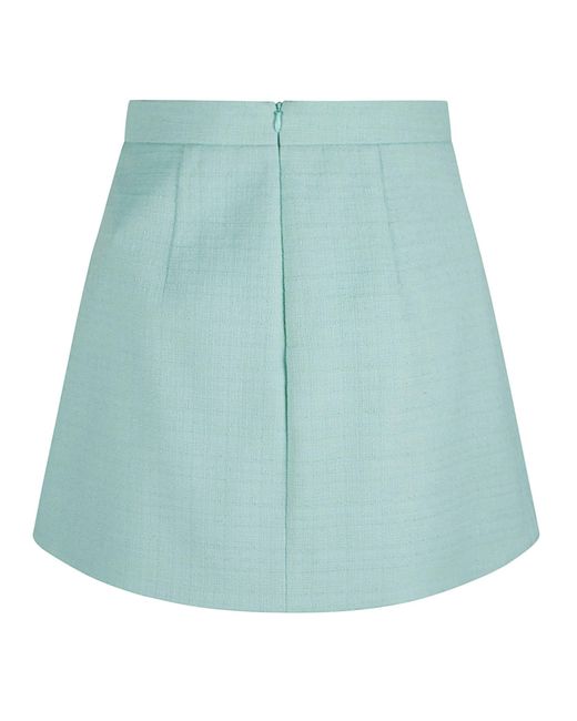 Patou Green Iconic Mini Skirt