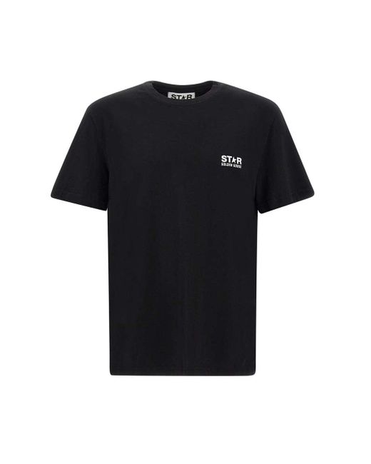 Golden Goose Deluxe Brand Black Cotton T-shirt for men