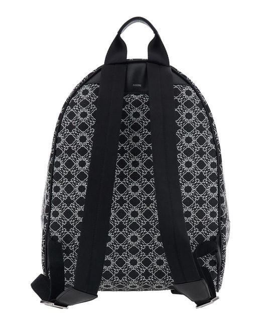 Amiri Gray Backpack Ma Quad Tech Fabric Backpacks for men