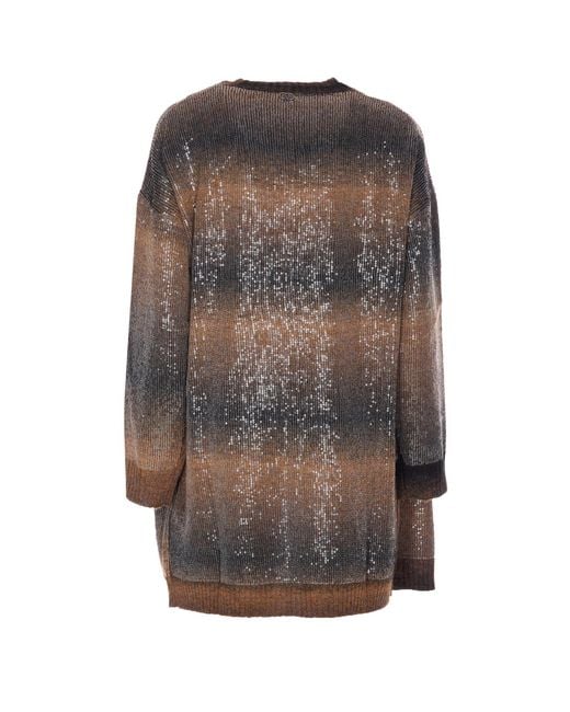 Liu Jo Gray Sweaters Polyester
