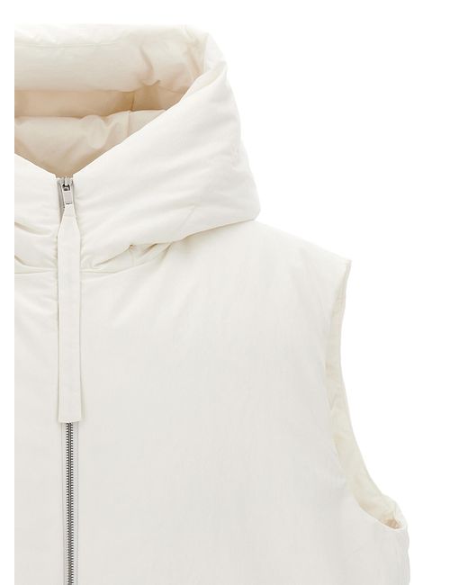 Jil Sander White '01' Vest for men