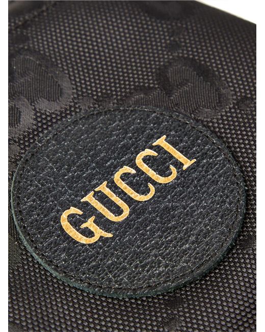 Gucci Black Gg Monogram Logo Gloves Accessories for men