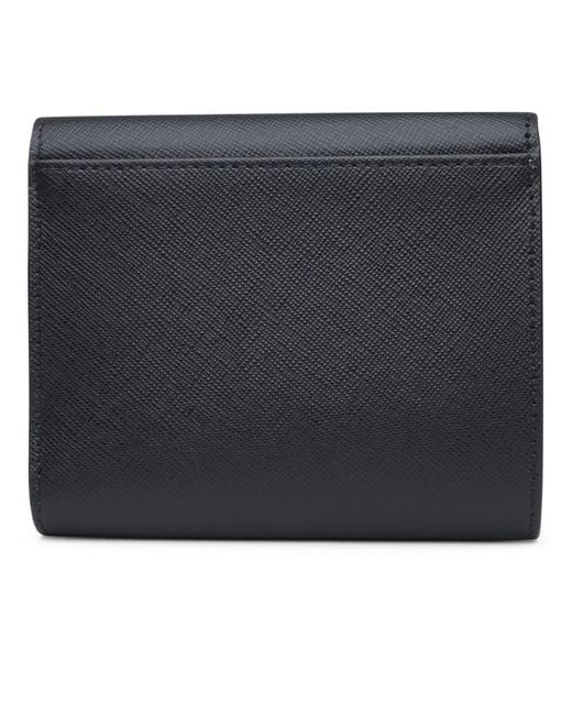 Marni Black Leather Wallet