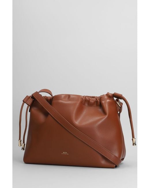 A.P.C. Brown Ninon Shoulder Bag