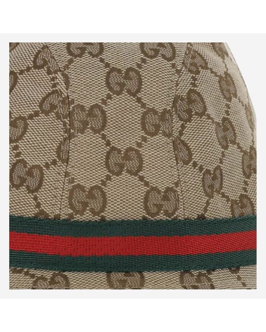 Gucci Brown Fedora Hat Polyester for men