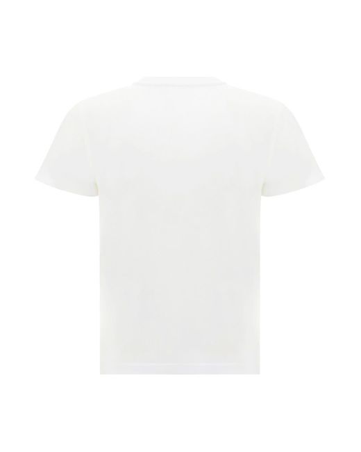 T By Alexander Wang White Essential Jsy Shrunk T-shirt