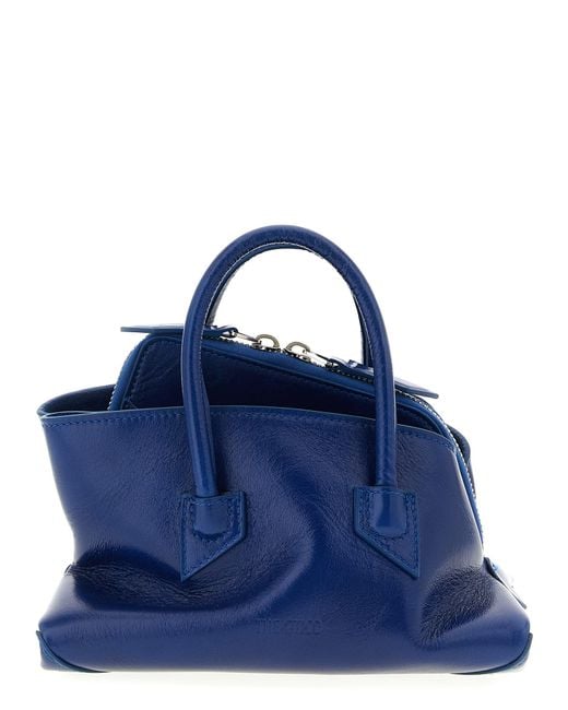 The Attico Blue 'La Passeggiata Mini' Handbag