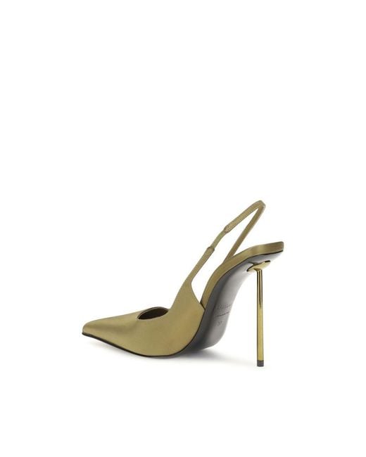 Le Silla Metallic Silk Pumps