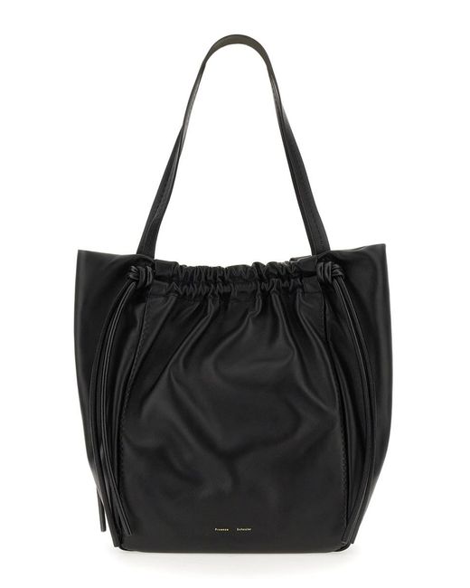 Proenza Schouler Black Drawstring Bag