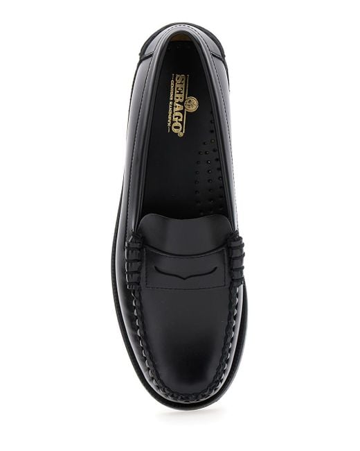 Sebago Black Pull-On Loafers