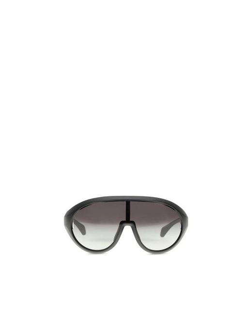 Moncler Gray Black Polyamide Sunglasses for men