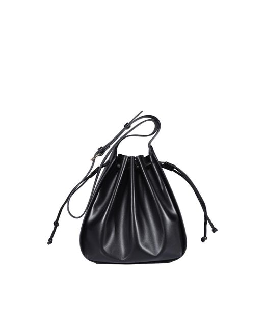 A.P.C. Leather Courtney Bucket Bag in Black - Lyst