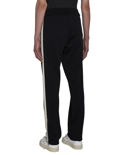 Palm Angels Black Trousers for men