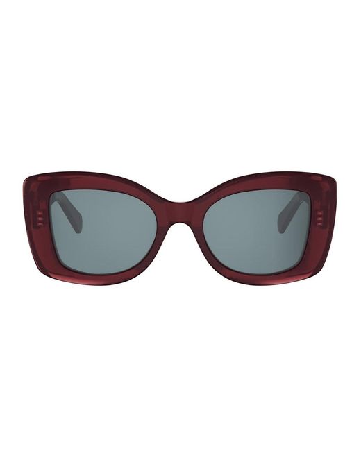Céline Brown Cl40324U 3 Dots 66V Bordeaux Sunglasses