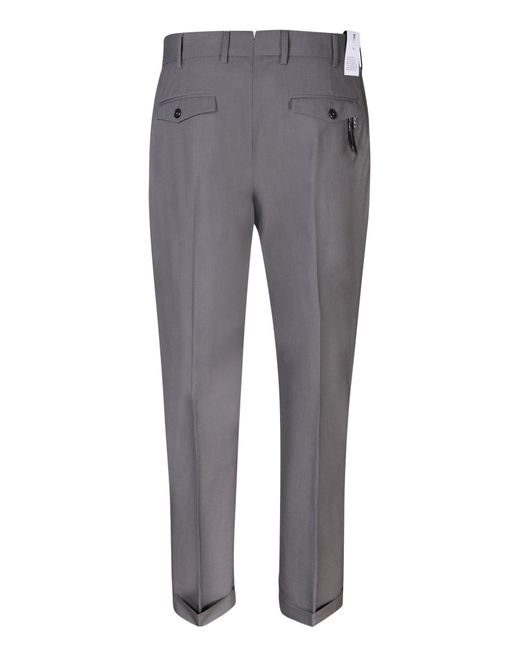 PT Torino Gray Rebel Trousers for men