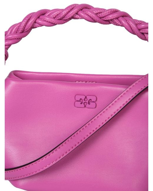 Ganni Pink Bou Mini Bag Fuchsia