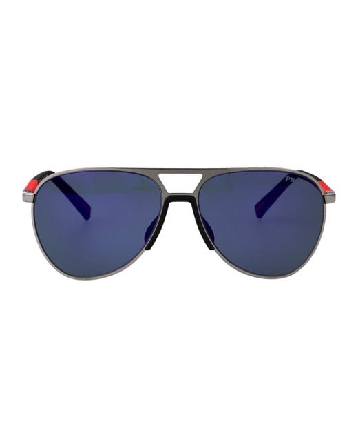Prada Blue Sunglasses 0Ps 53Zs Metal for men
