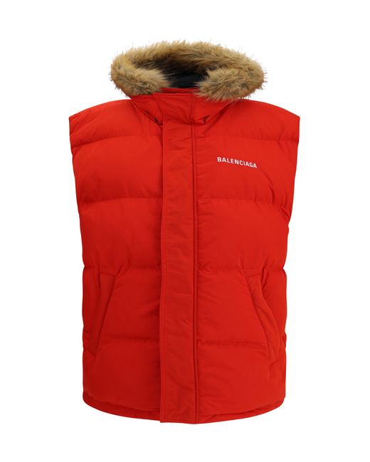 Balenciaga Black Reversible Down Vest