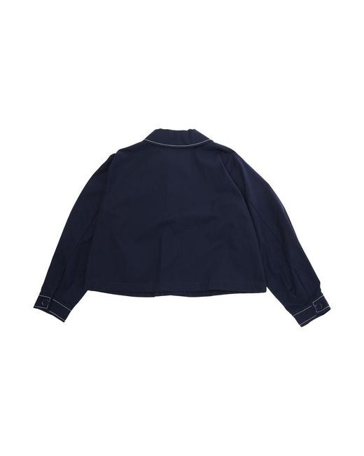Marni Blue Jacket Classic Collar Cotton Blazers