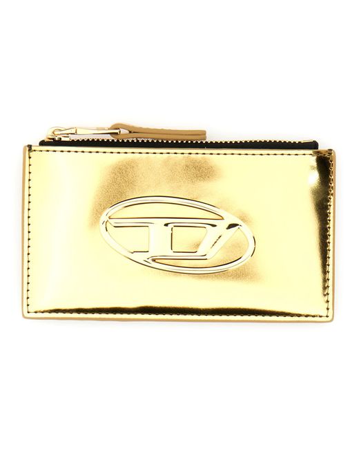 DIESEL Coin S Card Holder in Metallic | Lyst