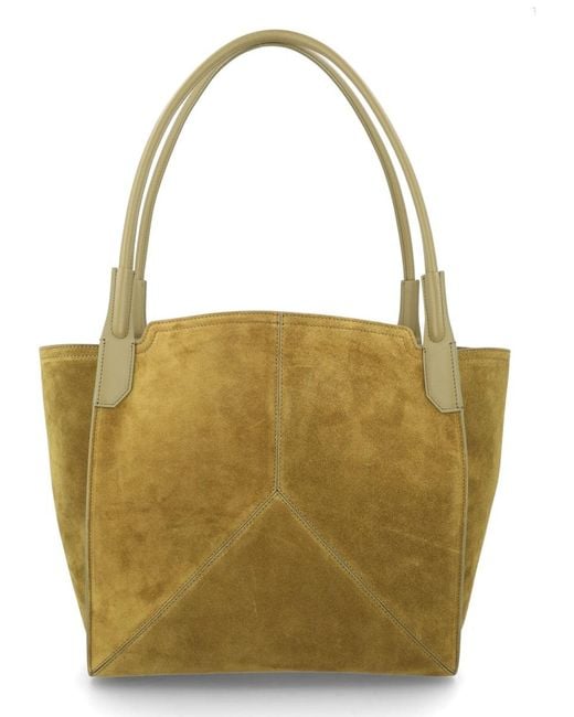 Victoria Beckham Green Victoria Small Bag Leather Handbags