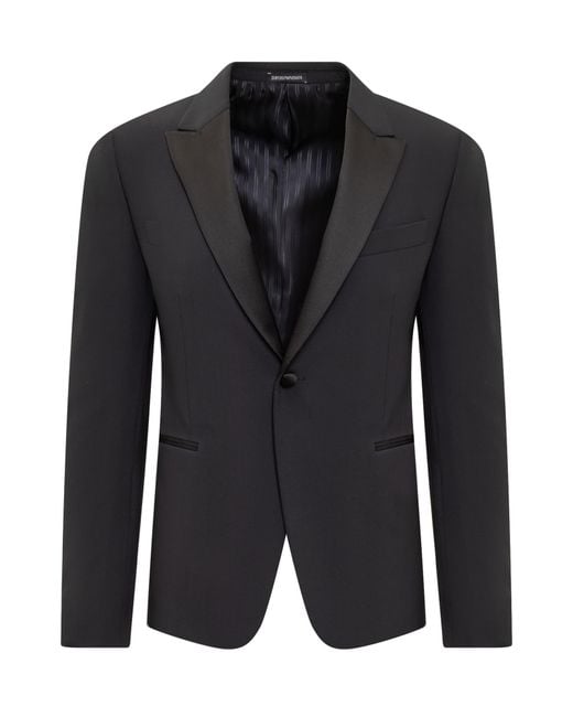 Emporio Armani Black Two Piece Tuxedo Dress for men