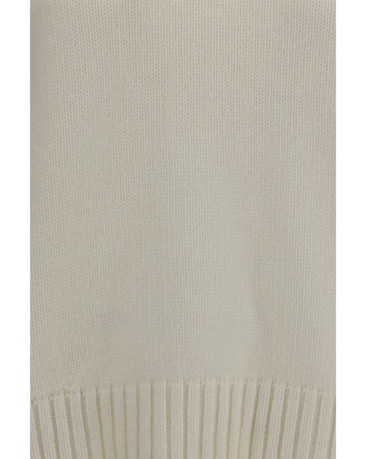 Loro Piana Gray Crewneck Cashmere Sweater Parksville