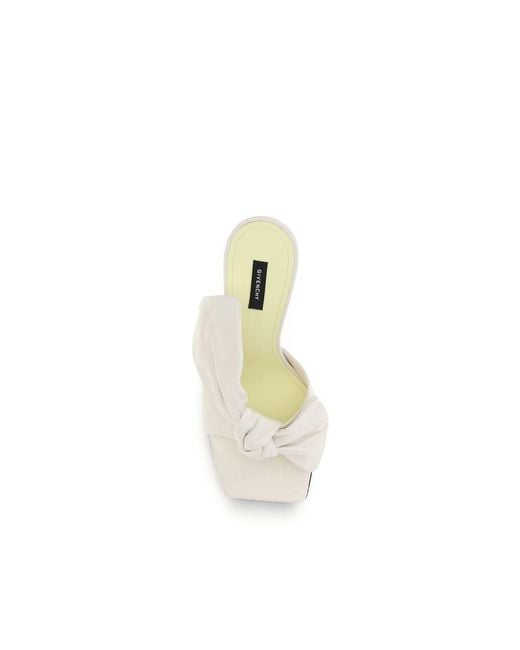 Givenchy White Lamb Ovis Aries Mules