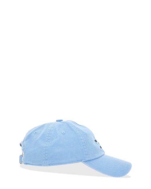 Drole de Monsieur Blue Baseball Hat With Logo for men