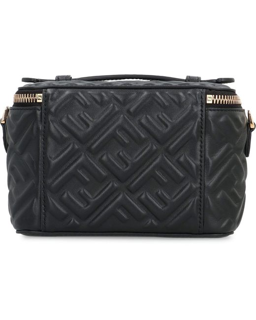 Fendi Black Vanity Leather Mini Bag
