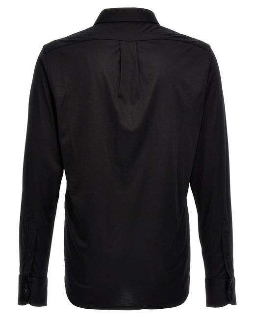 Tom Ford Black Silk Shirt Shirt, Blouse for men