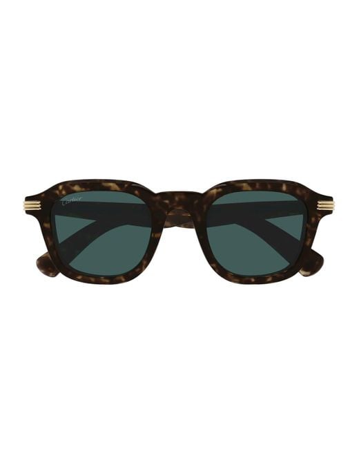 Cartier Men's Black Ct0536S Première De Sunglasses