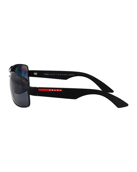 Prada Blue Sunglasses 0Ps 50Zs Metal for men