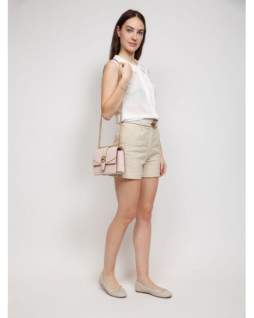 Michael Kors Pink Crossbody Bag Leather Crossbody-Bags